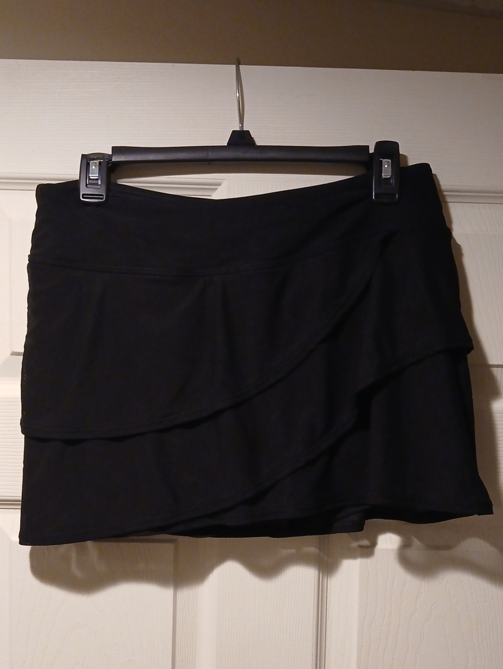 Coco Reef Black Layered Ruffle Swim Bottom